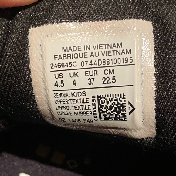 Converse Midnight Blue Denim Sneakers - Picture 3 of 5